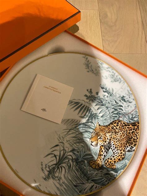 hermes carnets d'equateur dinnerware|carnets d'equateur dinner plates.